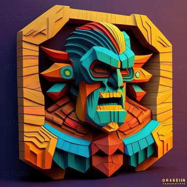 3D model Guacamelee game (STL)